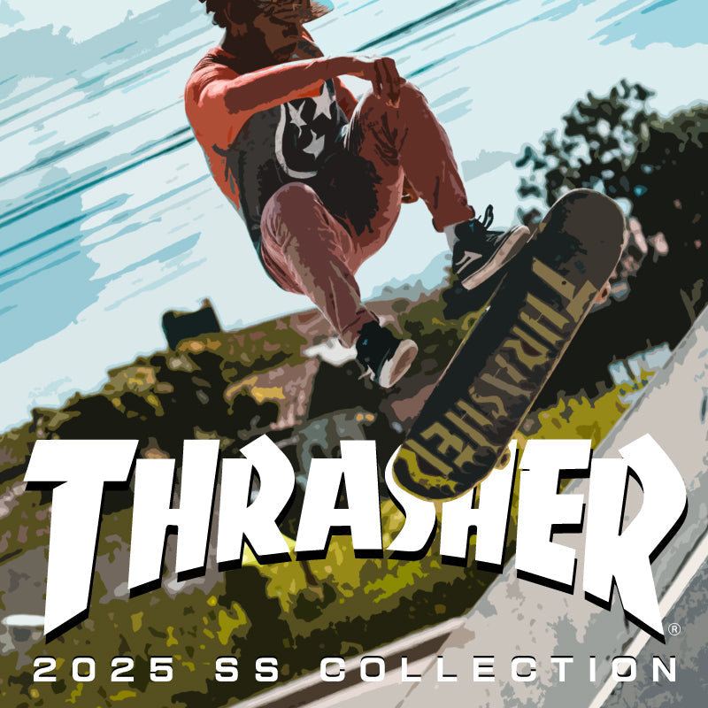 THRASHER スケーターイラストジャケット M THRASHERから、カジュアルスタイルに抜群な夏のアイテムが多数入荷
