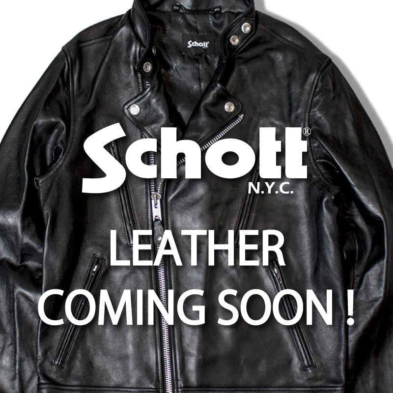 Schottレザージャケットが入荷間近！