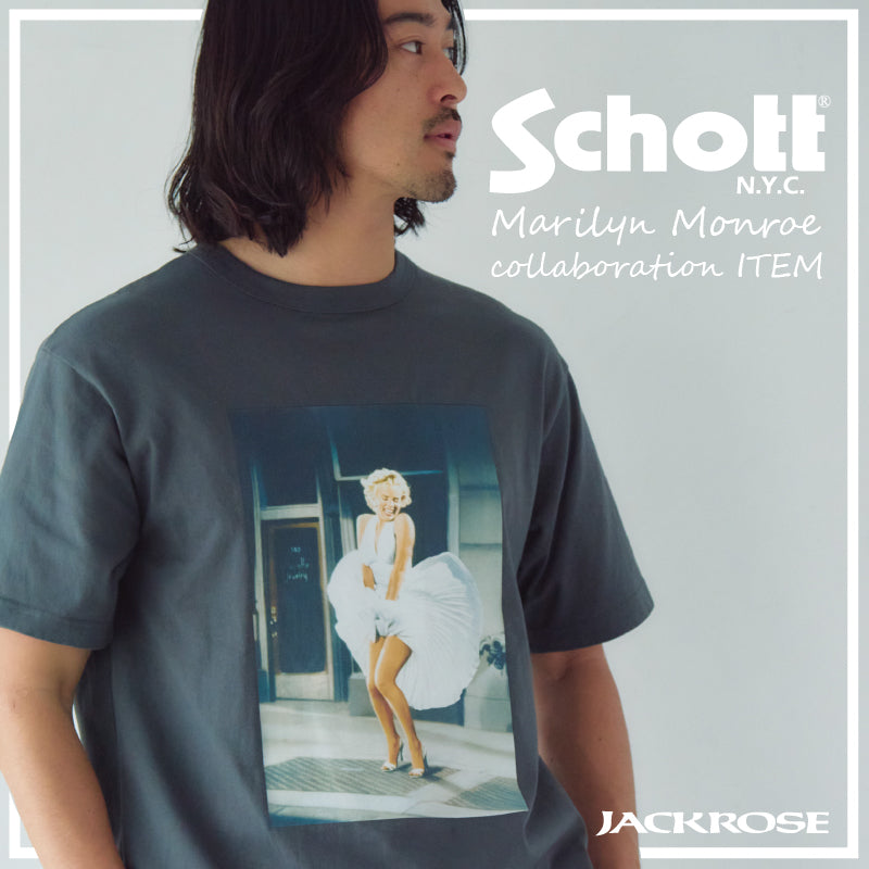 Schott×マリリン・モンローで魅せる夏