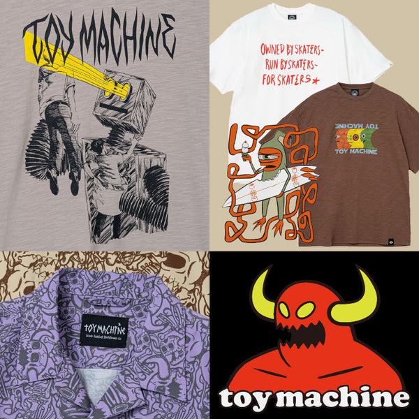 TOY MACHINE 2026年SS最新作!強烈なアクセントを夏コーデに!
