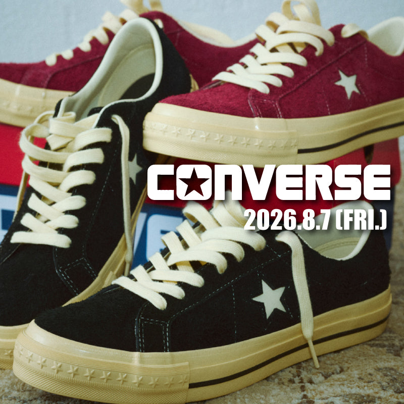 CONVERSE ONE STAR AGED SUEDE AG   2026年8月7日 発売