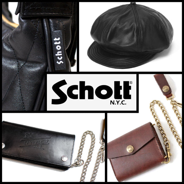 Schott(ショット)の新キャップ＆一部レザーアイテムが再入荷!!