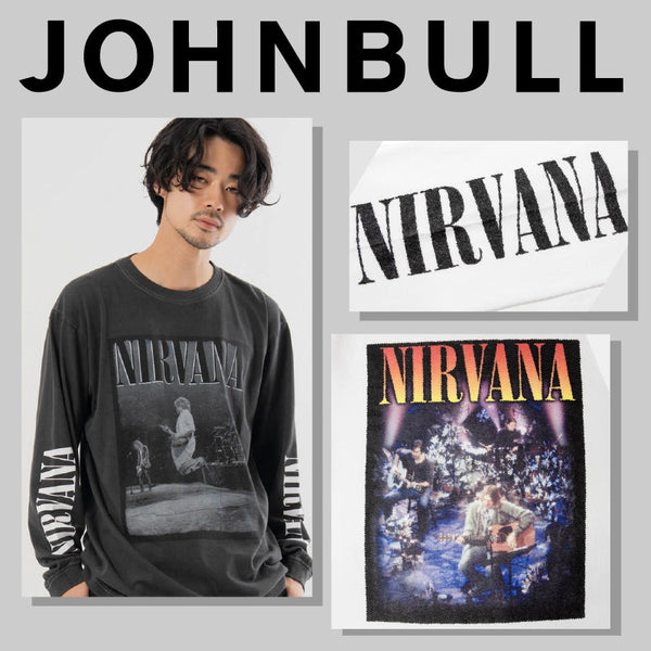 JOHNBULL×NIRVANAの1枚で決まる新作ロングスリーブT!!