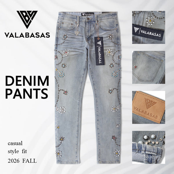 本国アメリカでも話題のVALABASAS新作デニムが入荷！こだわり抜いたデザインで足元から魅せるスタイリング