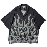 TOWNCRAFT/タウンクラフト PRINTED LOOP COLLAR SS SHIRT