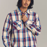 JE HEAVY FLANNEL CHECK WORK SHIRTS