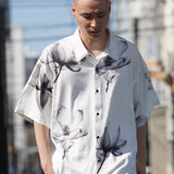 LV 総柄とろみSSシャツ