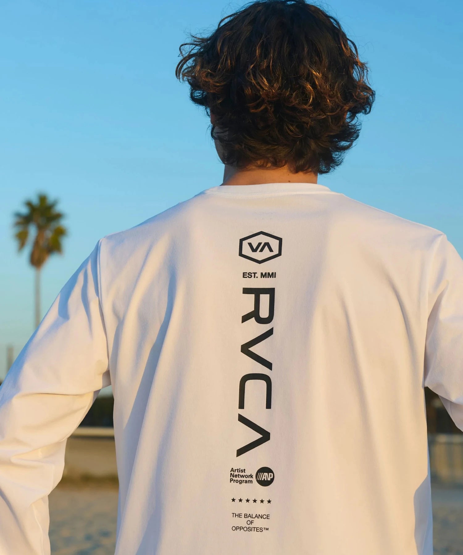 RVCA/ルーカ STARIGHT WAY LT 長袖サーフTシャツ