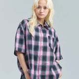 GA Glitter Check S/S Shirt
