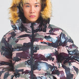 GA SHINY FUR PUFF-JACKET