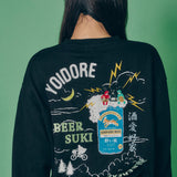 YOIDORE/酔いどれ KAMINARISAMA クルーネックスウェット