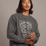 SCHOTT-SQUARE LOGO CREW SWEAT