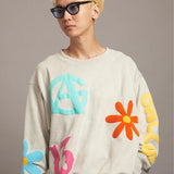 GA SUEDE POP-MOTIF CREW