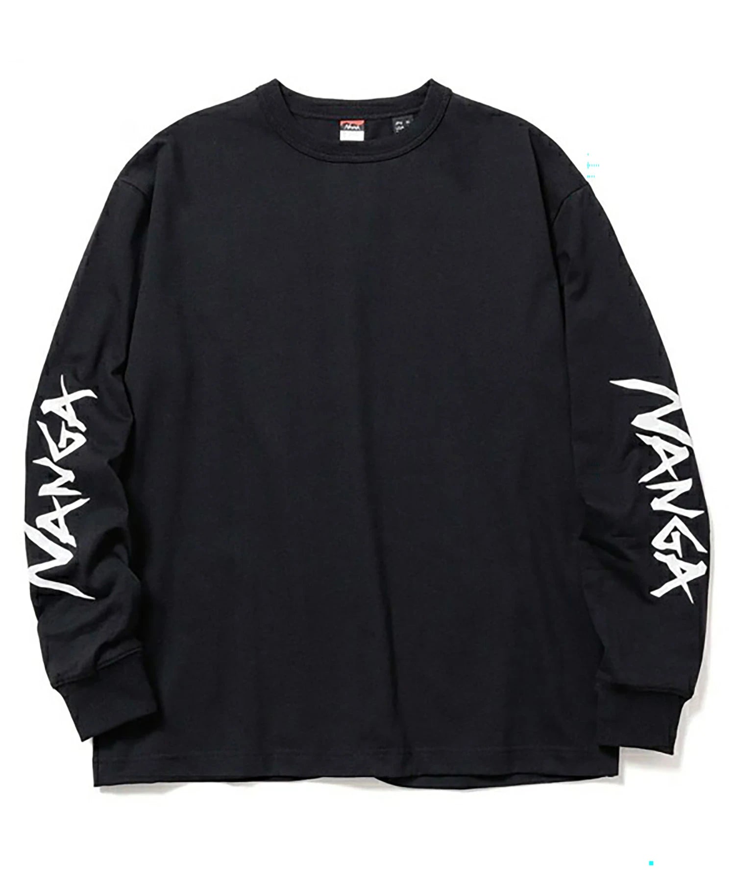 NANGA ECO HYBRID SLV LOGO L/S TEE