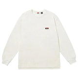 NANGA ECO HYBRID BOX LOGO EMBROIDERY L/S TEE