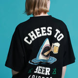 YOIDORE/酔いどれ サメ乾杯ポケット S/S TEE