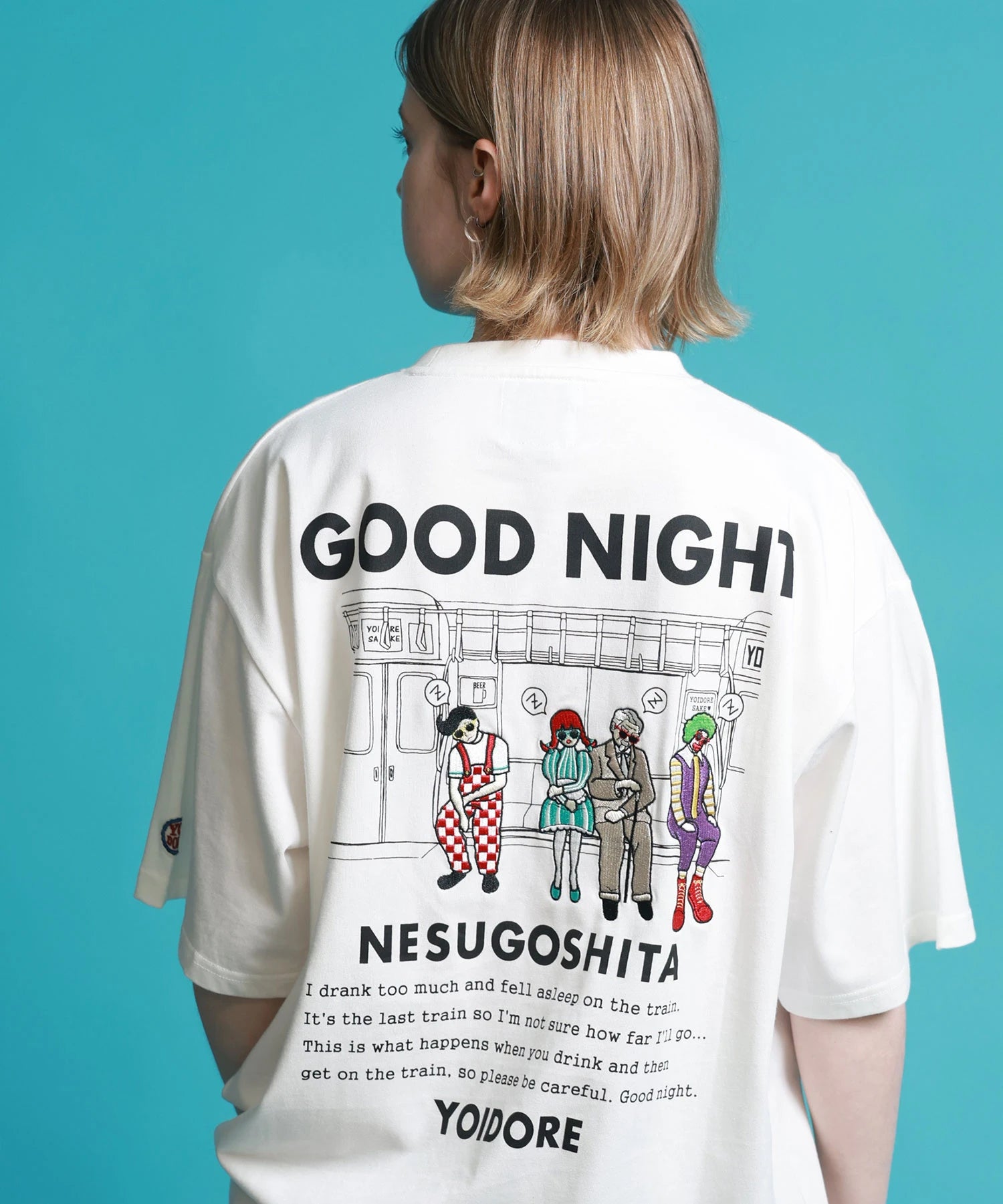 YOIDORE/酔いどれ 電車寝過ごした S/S TEE