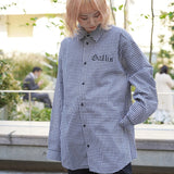 GA GINGHAM-CHECK SHIRT