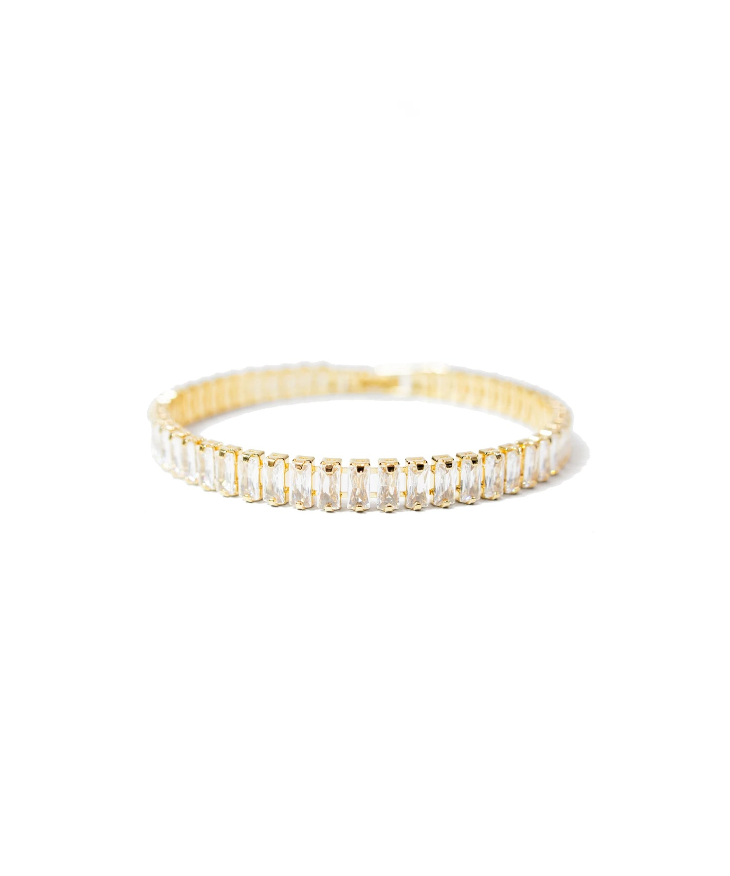 GA  Narrow StoneTennis Chain Bracelet