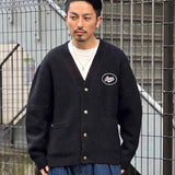WEB限定 RVCA WORK SCRIPT CARDIGUN