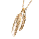 GA 2FEATHER NECKLACE