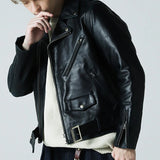 JE COW OIL LEATHER D RIDERS