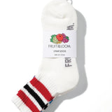 FRUIT OF THE LOOM ｱﾒﾘﾌﾞﾗｲﾝｸｫｰﾀｰｿｯｸｽ 3Pﾊﾟｯｸ