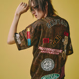 GALFY/ガルフィー ワッペンだらけでハイになってる SS Tee