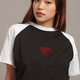 GA HEART ﾗｸﾞﾗﾝTEE ﾗｲﾝｽﾄｰﾝ