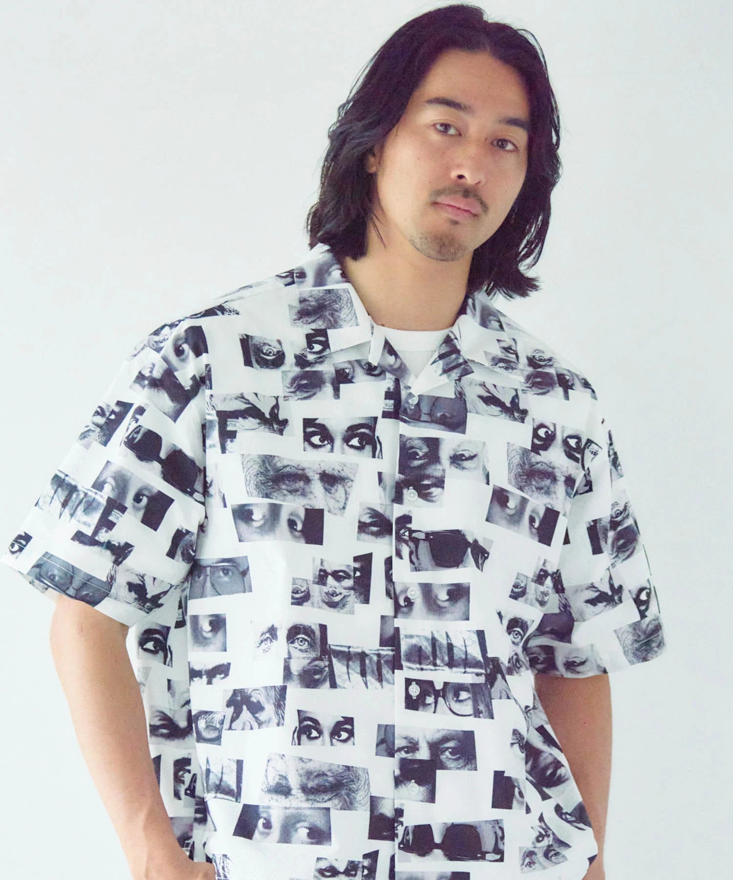 Philip Lumbang/フィリップ・ランバン JIMMY'Z  総柄オープンカラー半袖シャツ