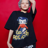 GA×BETTY-FRONT SITイラスト TEE