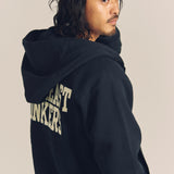 CH-REVERSE WEAVE ZIP HOODED SWEAT