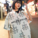 【GALFY×GALLIS ADDICTION】別注十字架わんわん柄SSシャツ