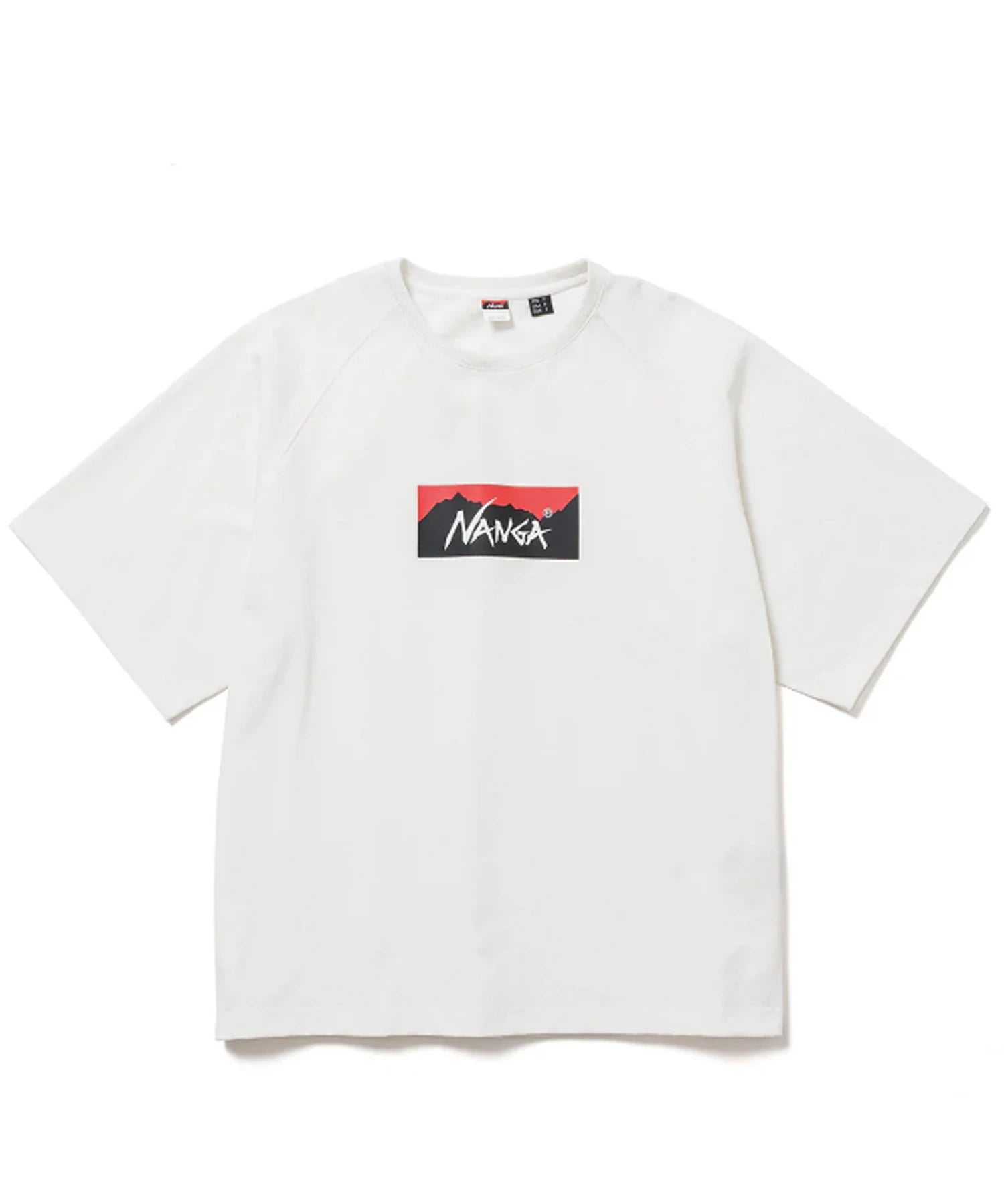 NANGA ECO HYBRID BOX LOGO LOOSE FIT TEE