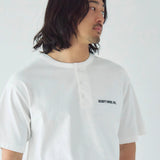 Schott/ショット TIME TESTED OVER FOUR GENERATIONS EMB. HENLEY SS T-SHIRT