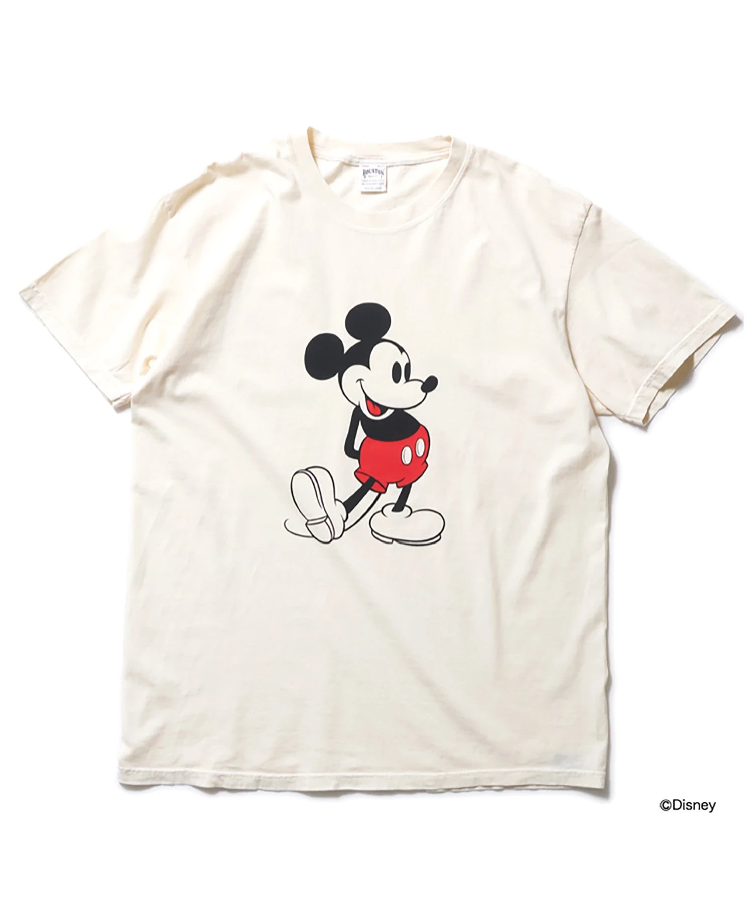 HOUSTON-MICKEY PRINT　S/S TEE