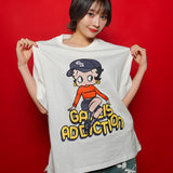GA×BETTY-FRONT SITイラスト TEE