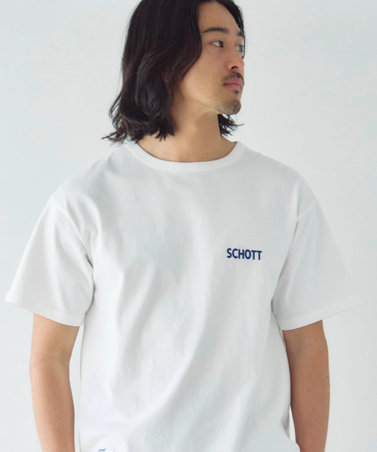 Schott/ショット 短丈 CIRCLE EAGLE COMPACT SS T-SHIRT