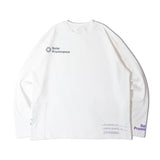 BAYCANT ﾗﾝﾀﾞﾑﾛｺﾞﾌﾟﾘﾝﾄ L/S TEE