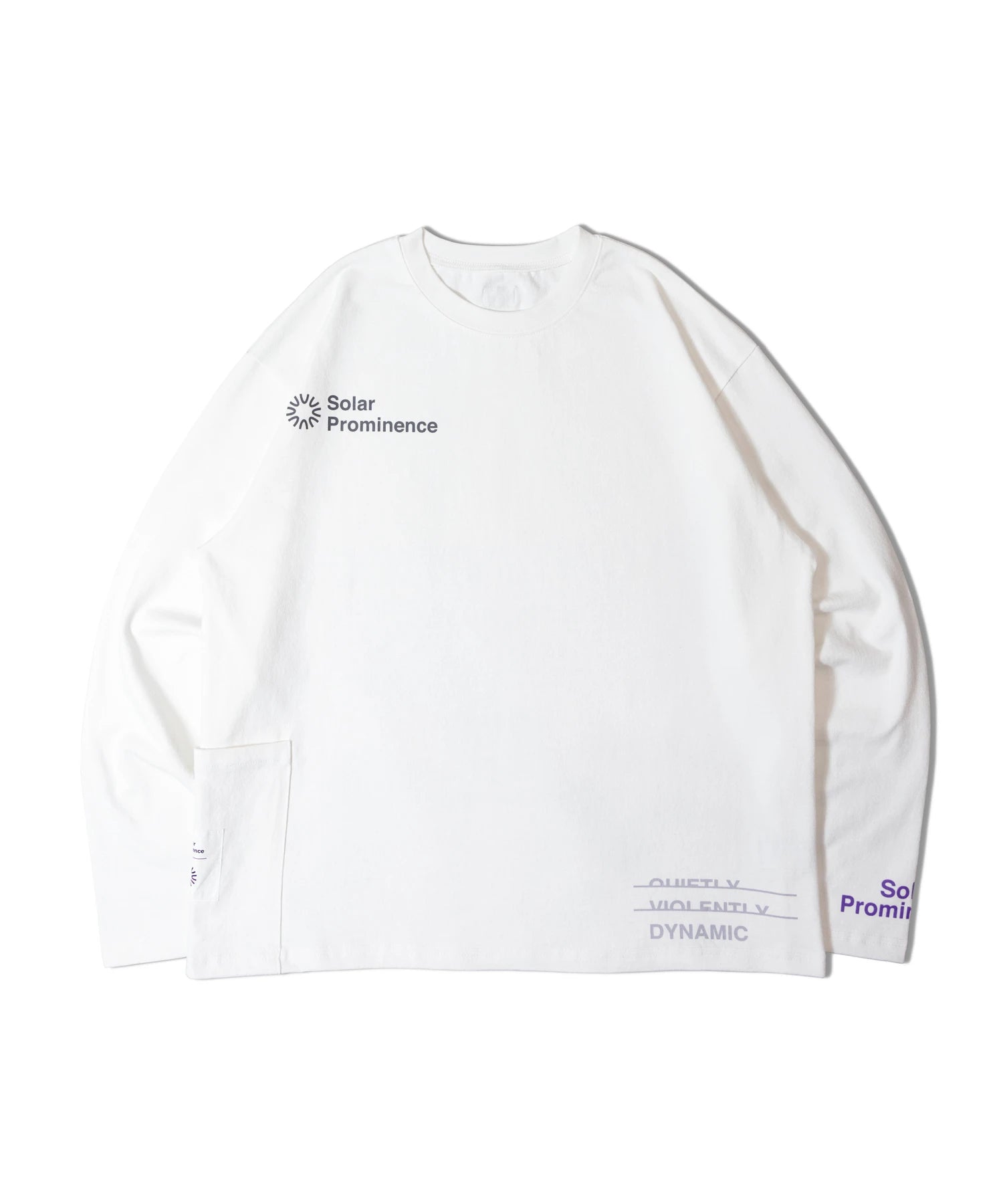 BAYCANT ﾗﾝﾀﾞﾑﾛｺﾞﾌﾟﾘﾝﾄ L/S TEE