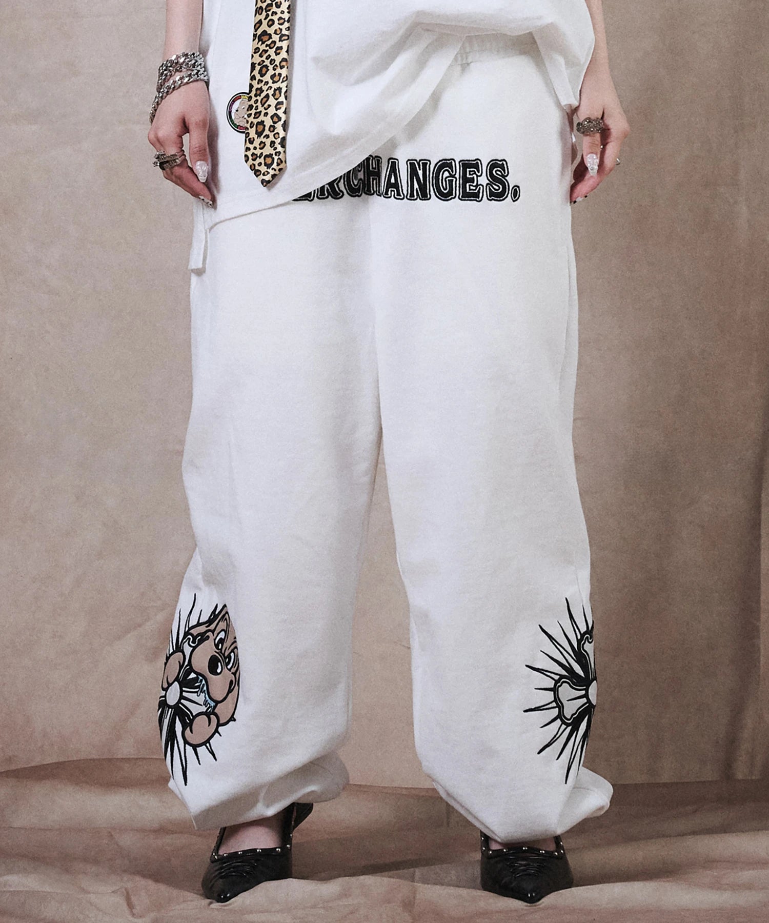 GALFY/ガルフィー おしゃぶりワンワンスウェットパンツ