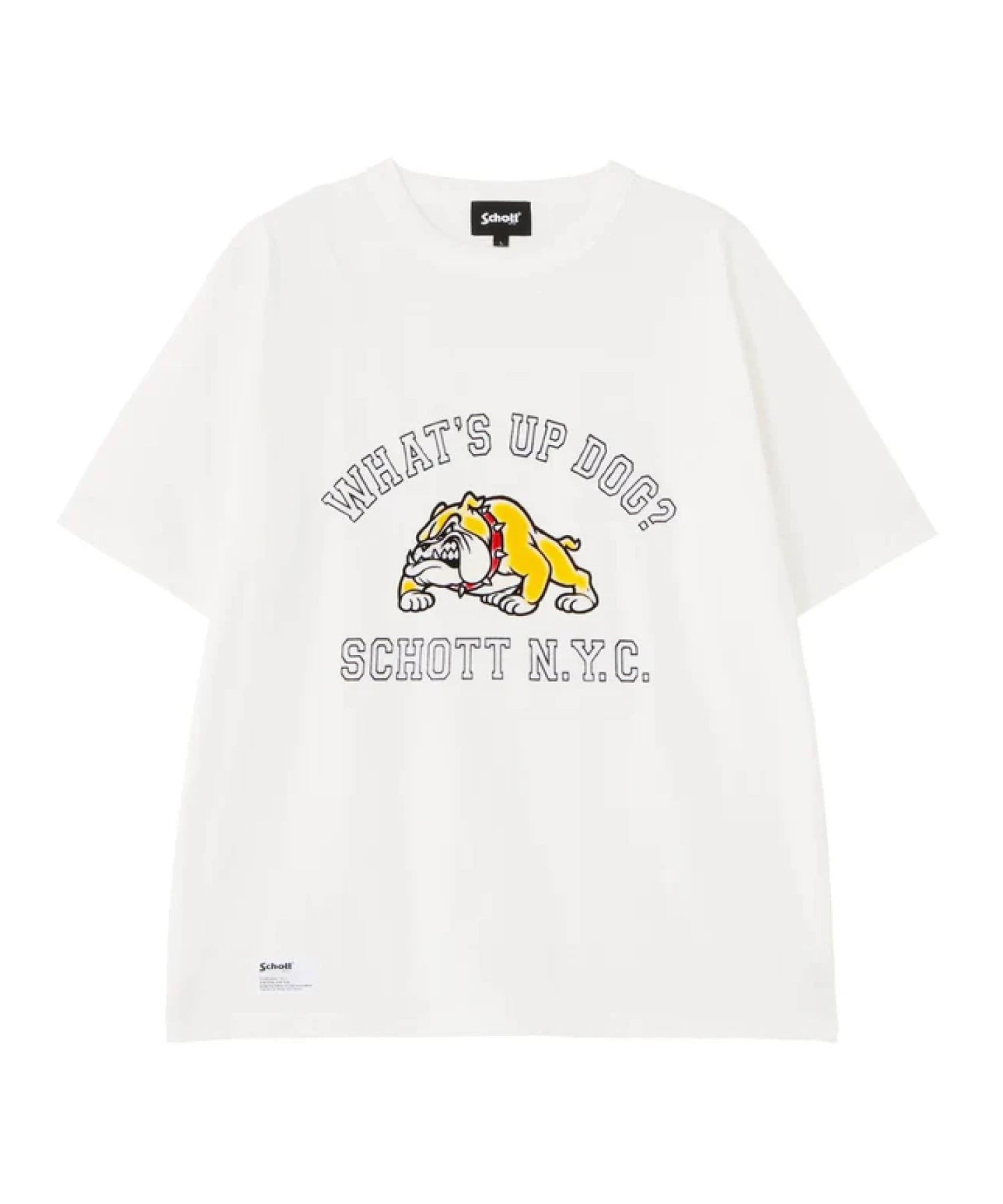 Schott/ショット WHATS UP DOG SS T-SHIRT