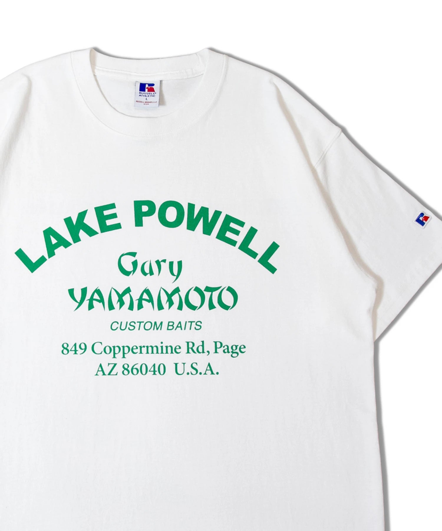 RUSSELLxGary LAKE POWELL Heavy Cotton Jersey S/S T