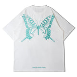 GA 1-BUTTERFLY刺繍TEE