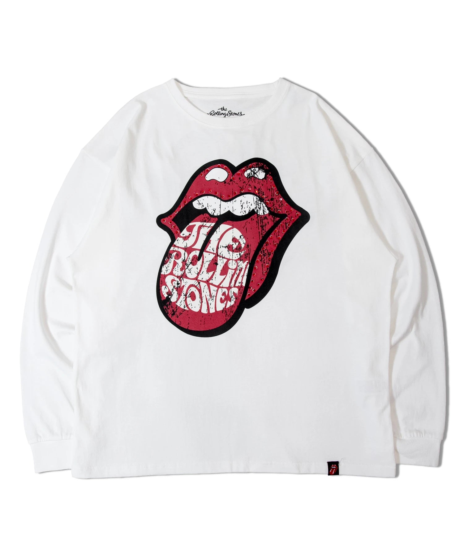 B-TRS PRINT&LINESTONE LS TEE