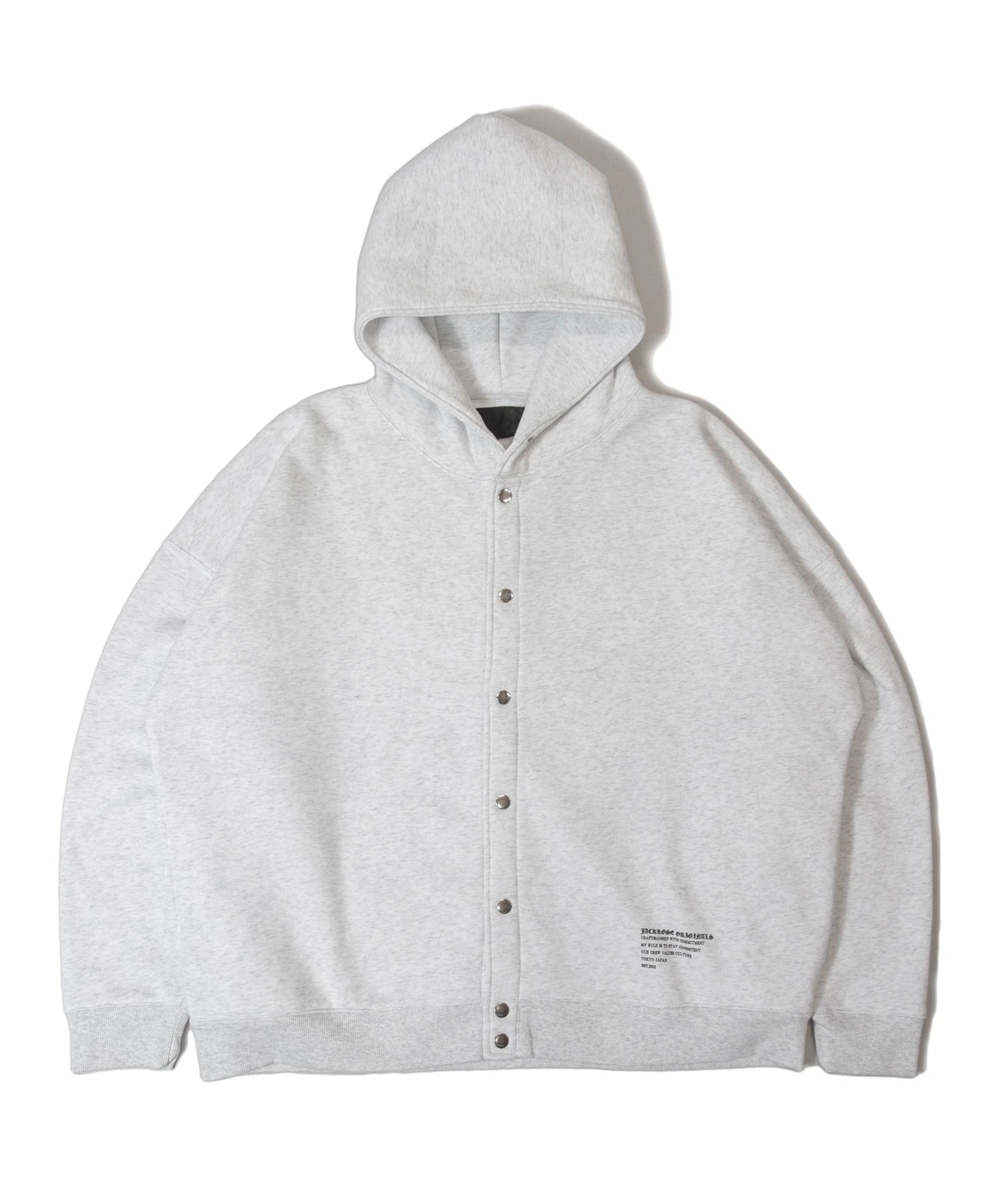 JE-HEAVY WEIGHT SNAP HOODIE