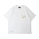 SCHOTT-DEER STUDS T-SHIRT FLOWER