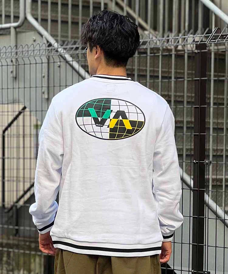 WEB限定 RVCA GLOBAL INK CREW