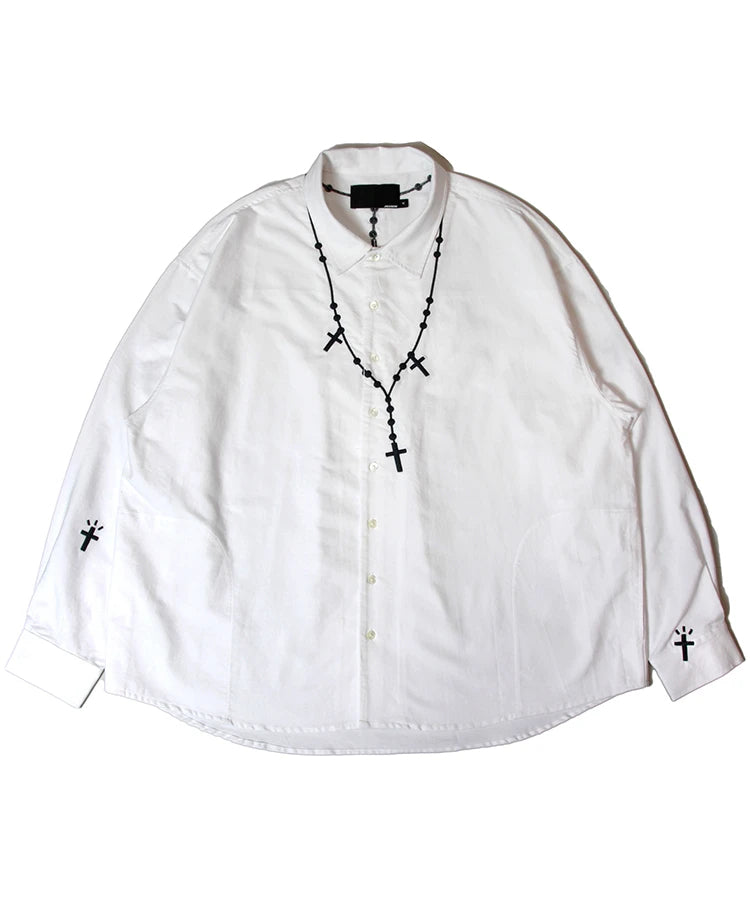 JE-ロザリオ刺繍 LS SHIRT