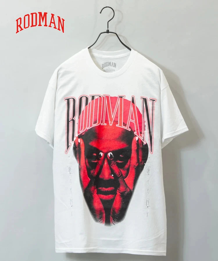 RODMAN-BARBWIRE PINK TEE